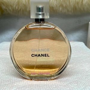 Chanel chance Eau De Toilette 5 oz bottle.